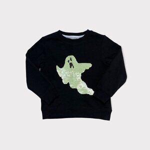 H&M Reversible Sequin Ghost Sweatshirt
